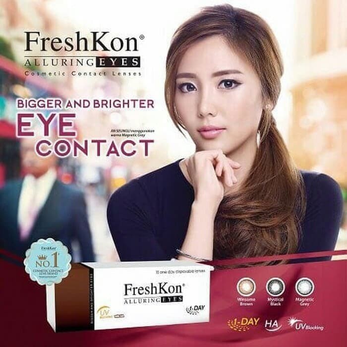 FreshKon Alluring Eyes 1 Day Cosmetic lenses - Click Image to Close